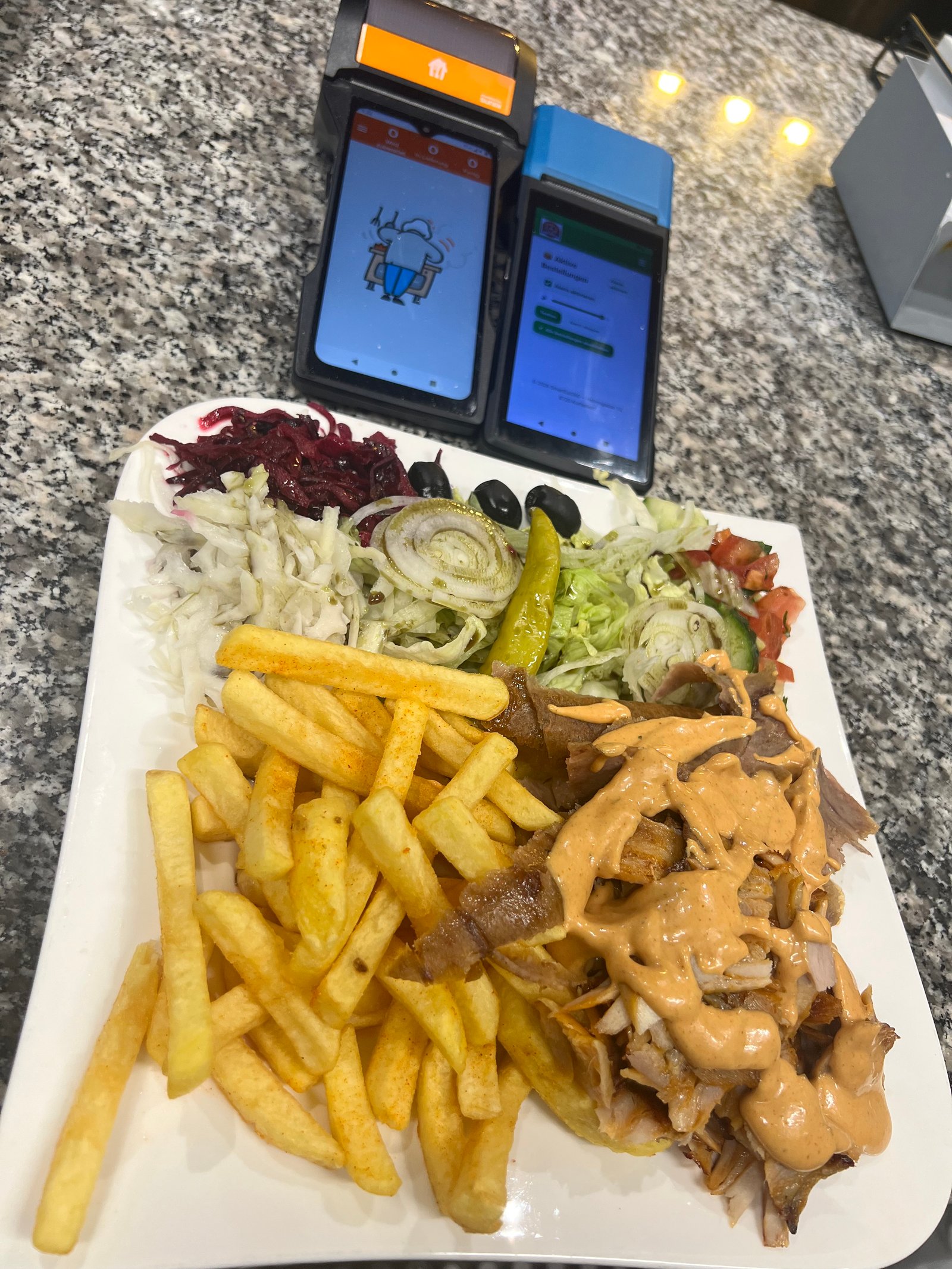 67 Drehspieß Teller