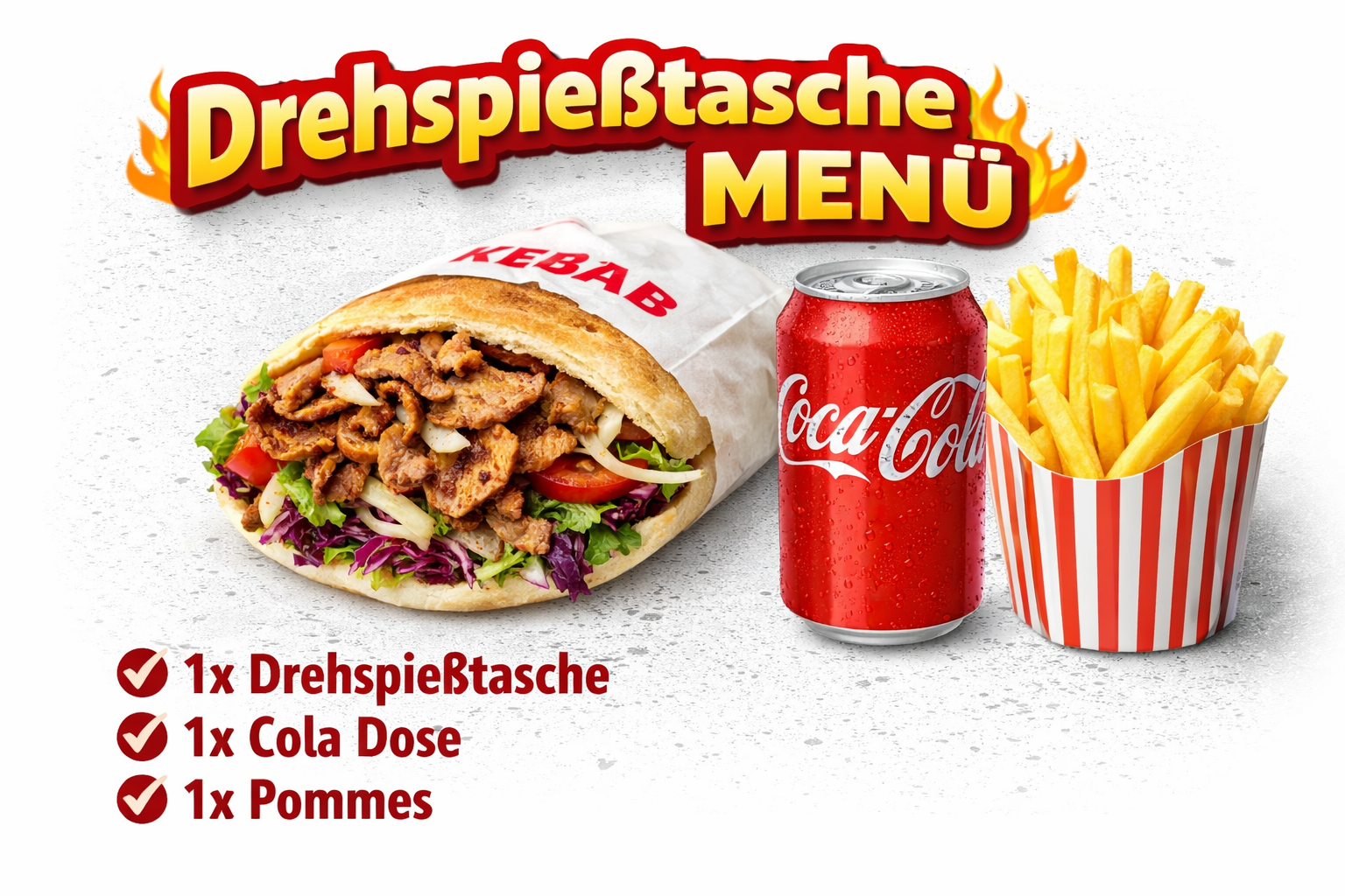 Drehspießtasche MENÜ